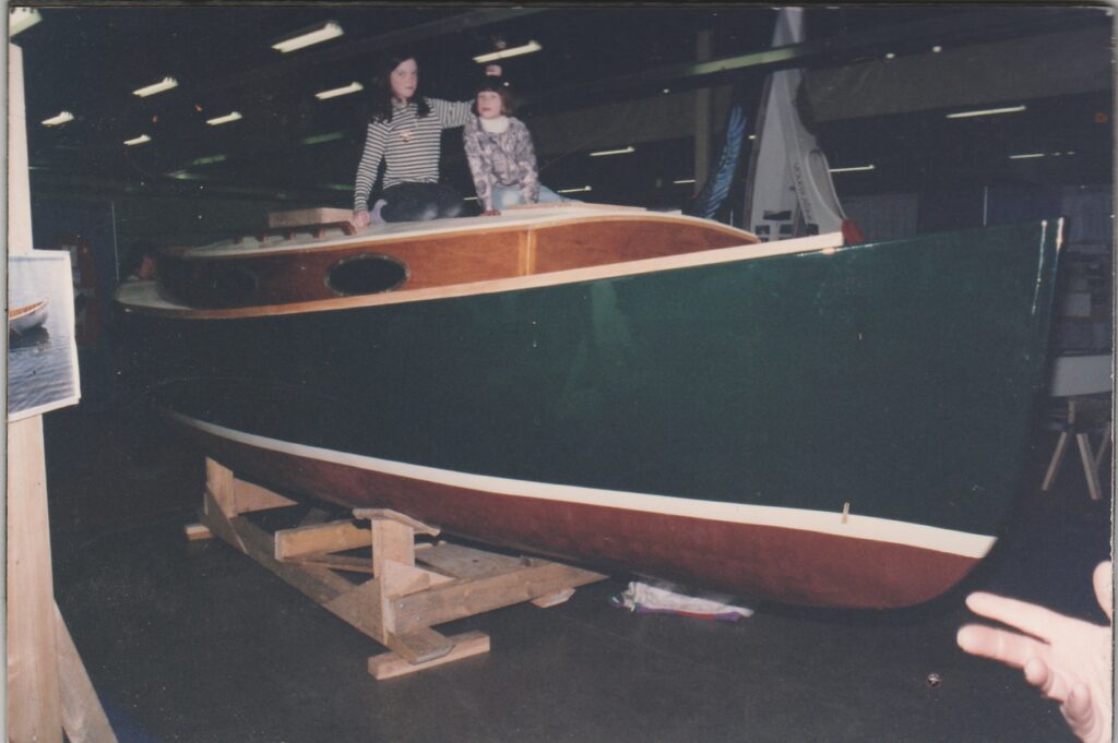 Wittholz 20 Catboat on display at the Halifax Boat Show